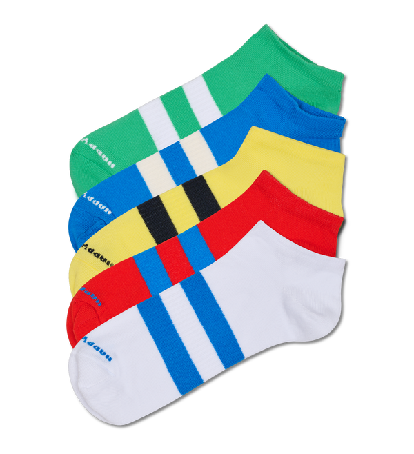 happy socks 5-Pack Solid Low Sneaker Socks