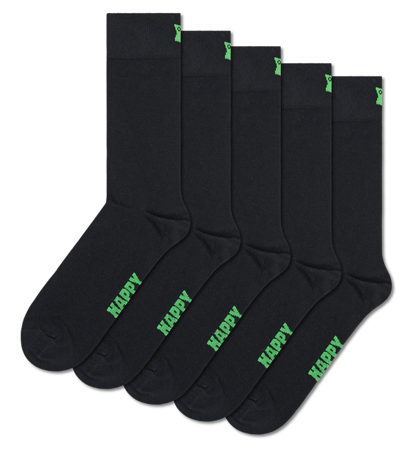 happy socks 5-Pack Solid Socks