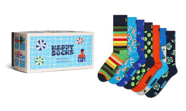 Happy Socks 7-Pack Seven Day Vacay Socks Gift Set