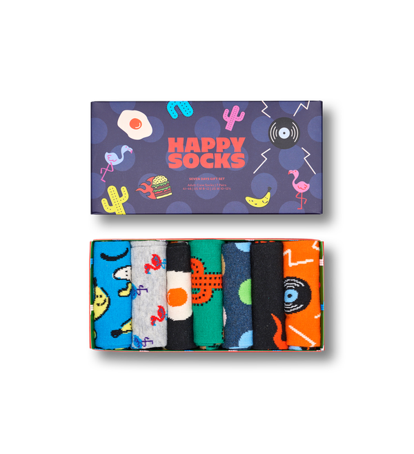 happy socks 7-Pack Seven Days Socks Gift Set