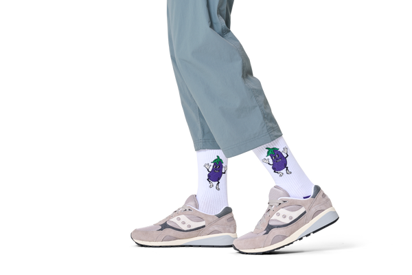 Happy Socks Aubergine Sneaker Sock