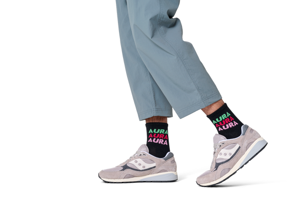 Happy Socks Aura 1/2 Crew Sneaker Sock