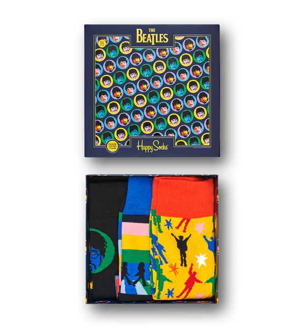 happy socks Beatles 3-Pack Gift Set