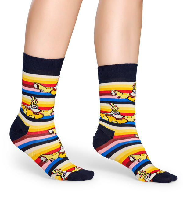 Happy Socks Beatles All On Board Sock