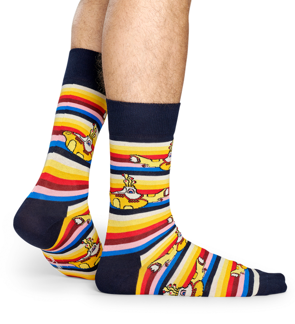 Happy Socks Beatles All On Board Sock