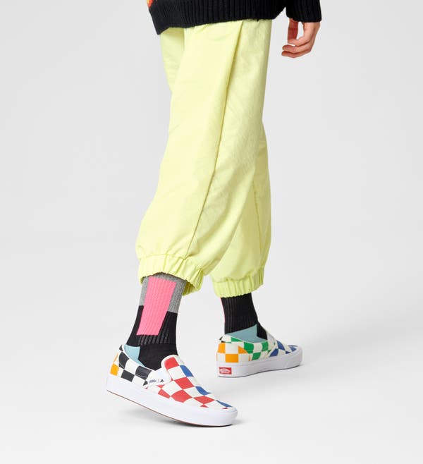 Happy Socks Blocked 3/4 Crew Sock