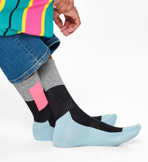 Happy Socks Blocked 3/4 Crew Sock