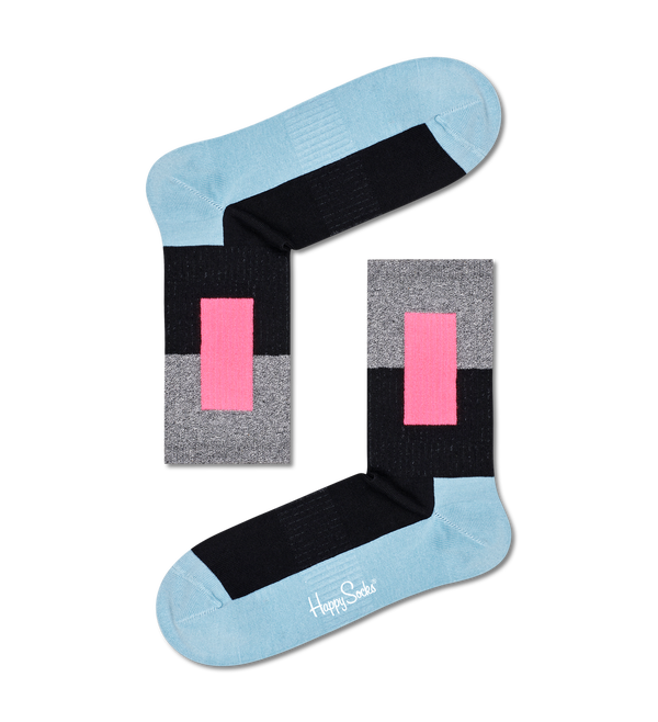 happy socks Blocked 3/4 Crew Sock