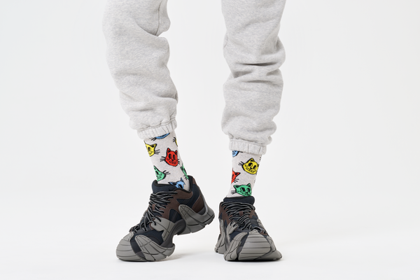Happy Socks Cat Sock