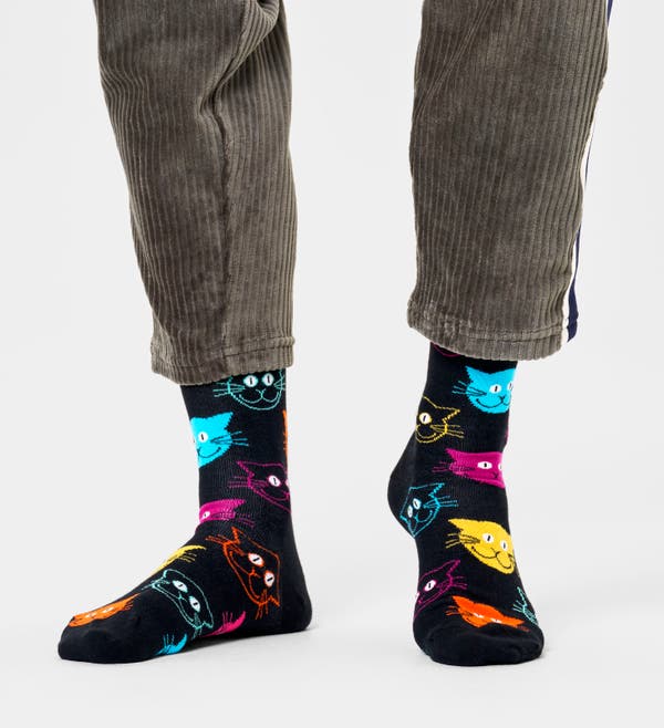 Happy Socks Cat Sock