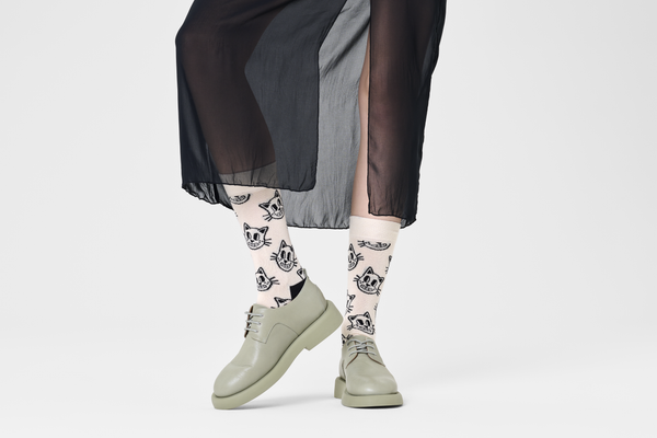 Happy Socks Cat Sock