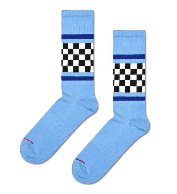 happy socks Checked Stripe Sneaker Sock