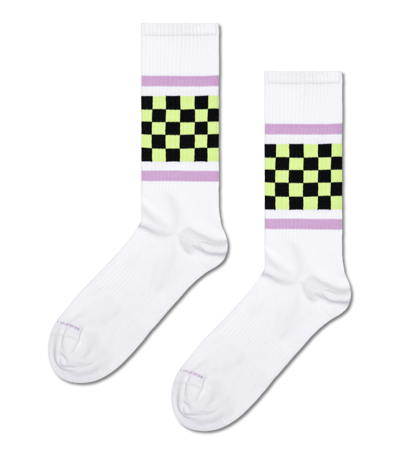 happy socks Checked Stripe Sneaker Sock