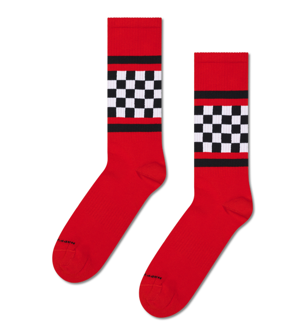 happy socks Checked Stripe Sneaker Sock