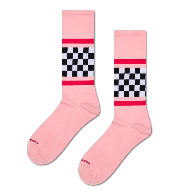 happy socks Checked Stripe Sneaker Sock