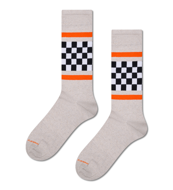 happy socks Checked Stripe Sneaker Sock