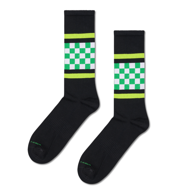 happy socks Checked Stripe Sneaker Sock