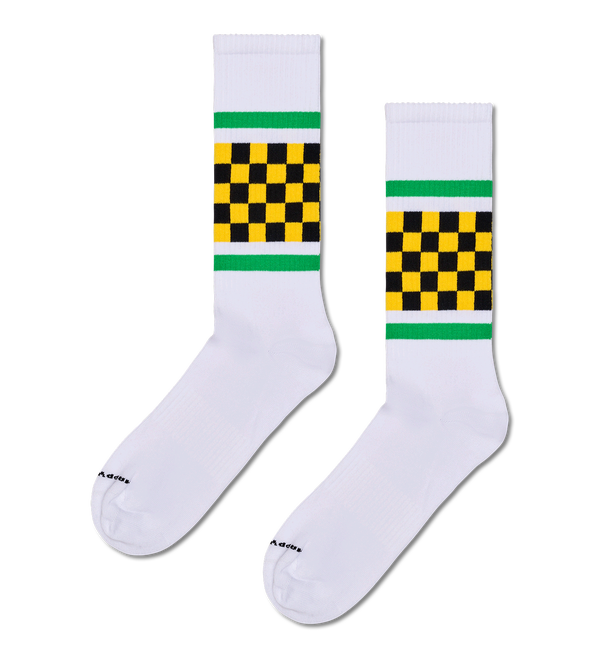 happy socks Checked Stripe Sneaker Sock