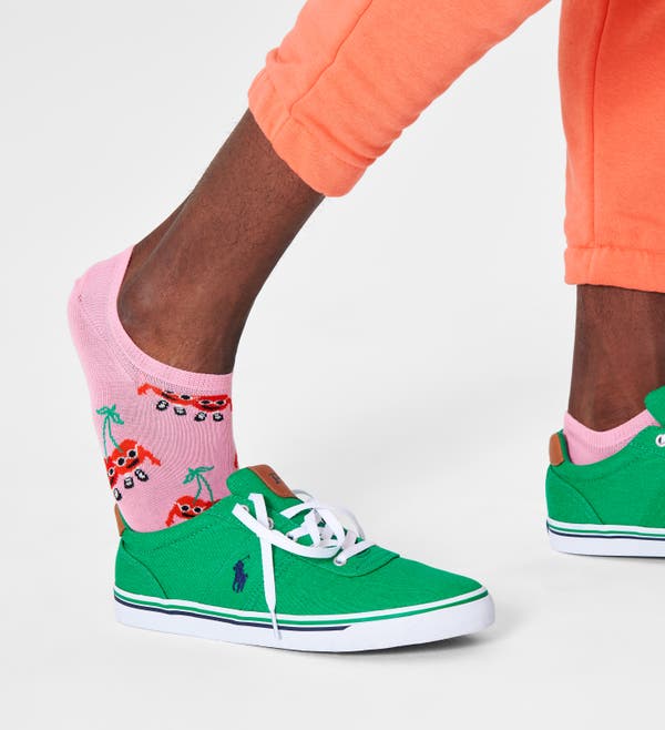 Happy Socks Cherry Mates No Show Sock