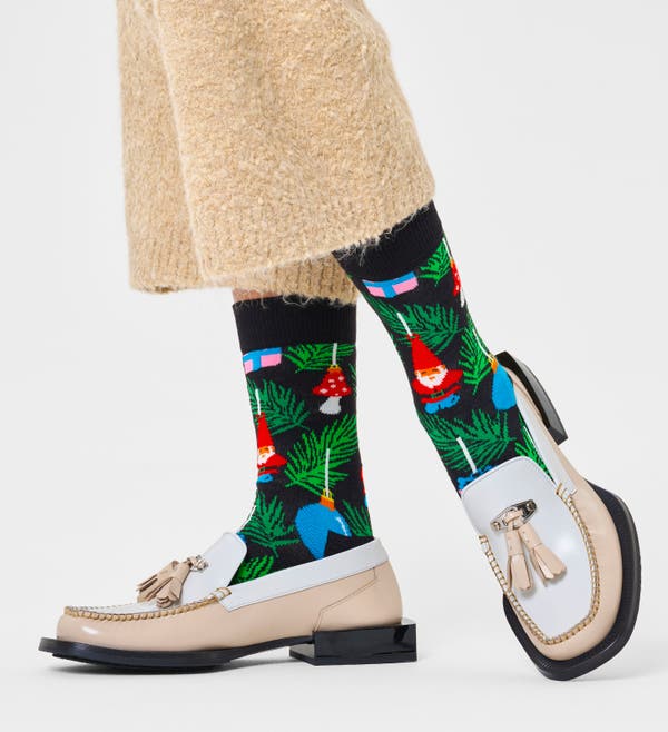 Happy Socks Christmas Tree Decoration Sock