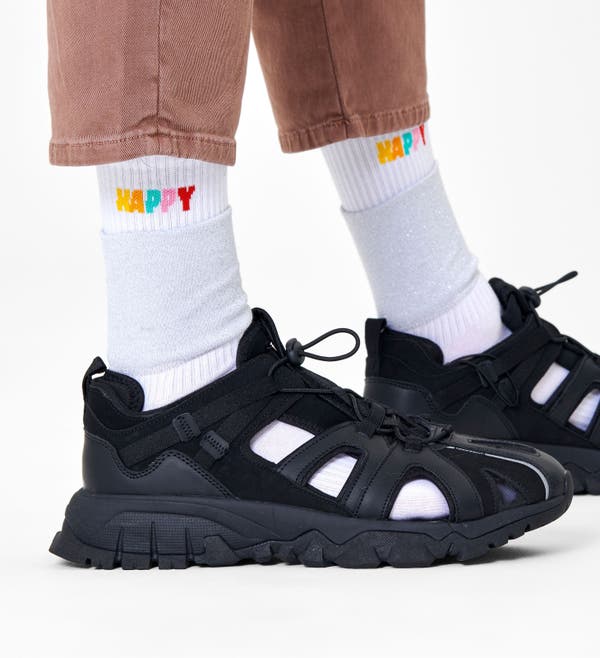 Happy Socks Cuff 3/4 Crew Sock