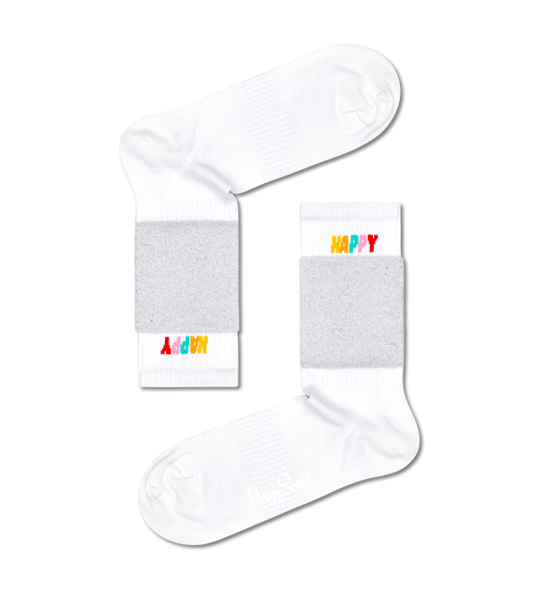 happy socks Cuff 3/4 Crew Sock