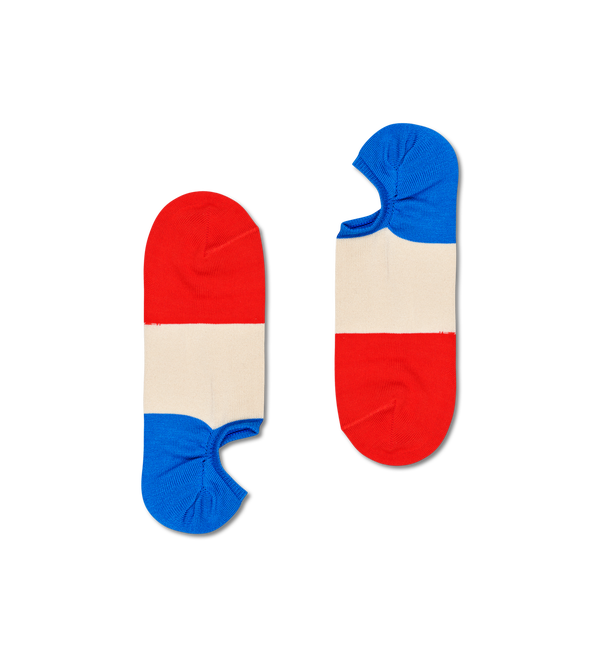 happy socks Dressed Block No Show Sock