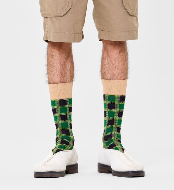 Happy Socks Dressed Patchwork Sock