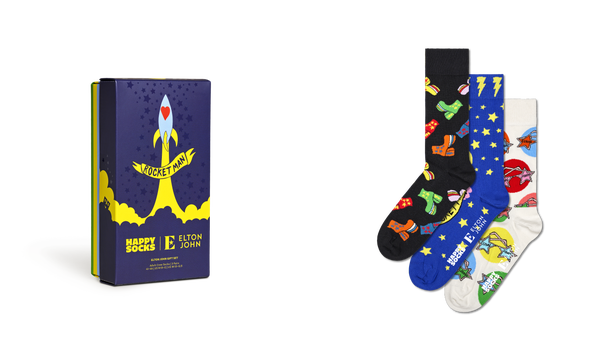 Happy Socks Elton John 3-Pack Gift Set