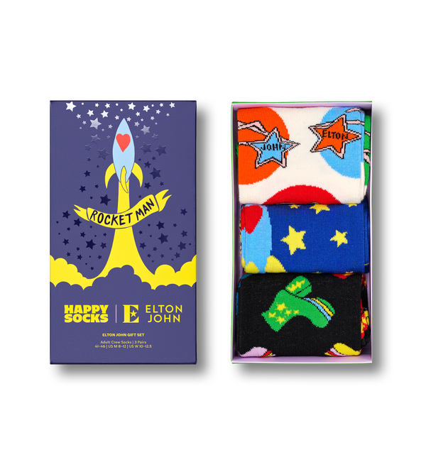 happy socks Elton John 3-Pack Gift Set