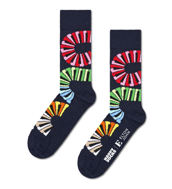 happy socks Elton John Piano Notes Sock