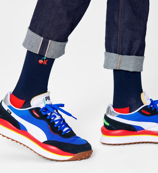 Happy Socks Embroidery Its Ok Sock