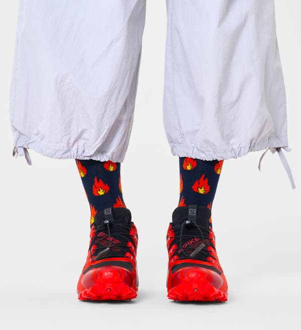 Happy Socks Flames Sock