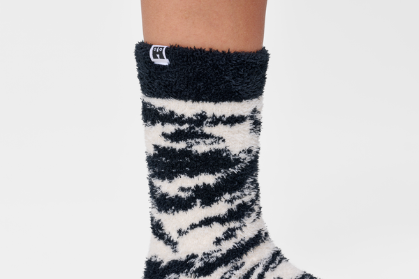Happy Socks Fluffy Zebra Sock