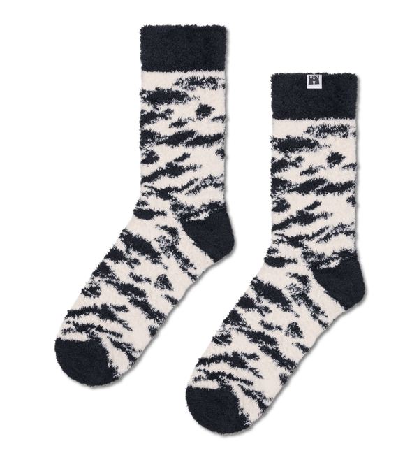 happy socks Fluffy Zebra Sock