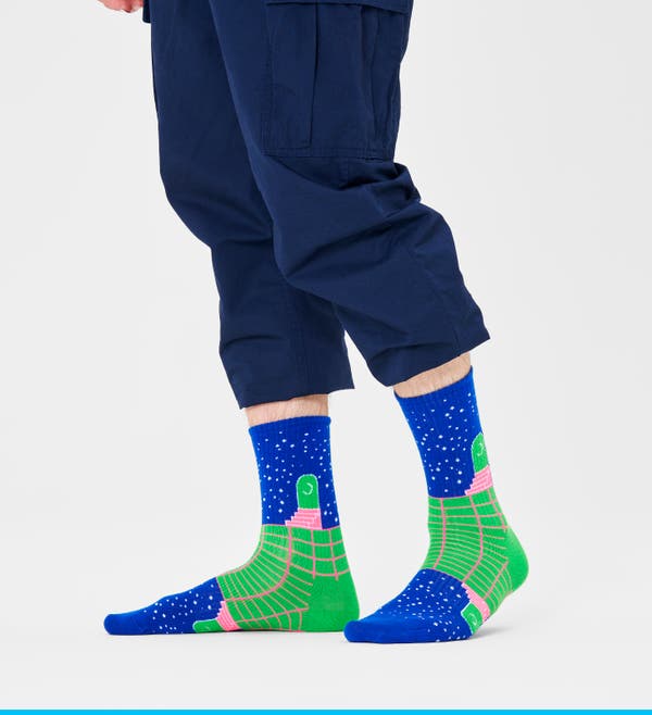 Happy Socks Future Unknown 3/4 Crew Sock