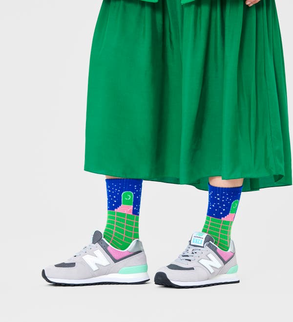 Happy Socks Future Unknown 3/4 Crew Sock