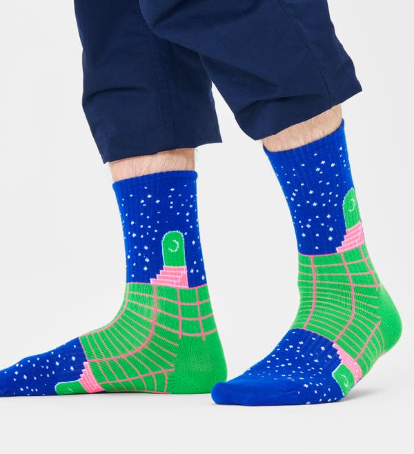 Happy Socks Future Unknown 3/4 Crew Sock