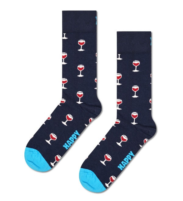 happy socks Glass Of Wine Sock
