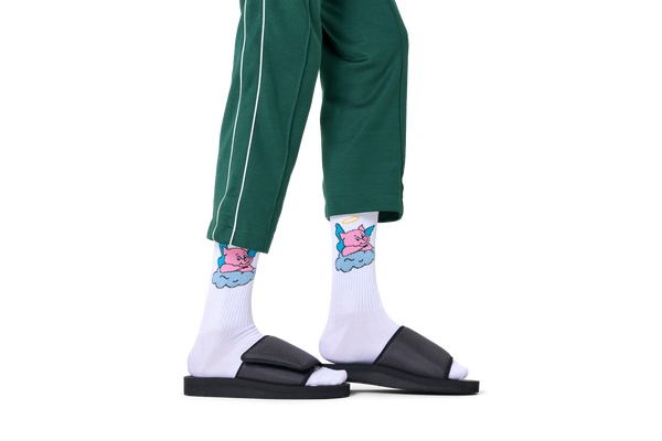 Happy Socks Good Pig Sneaker Sock