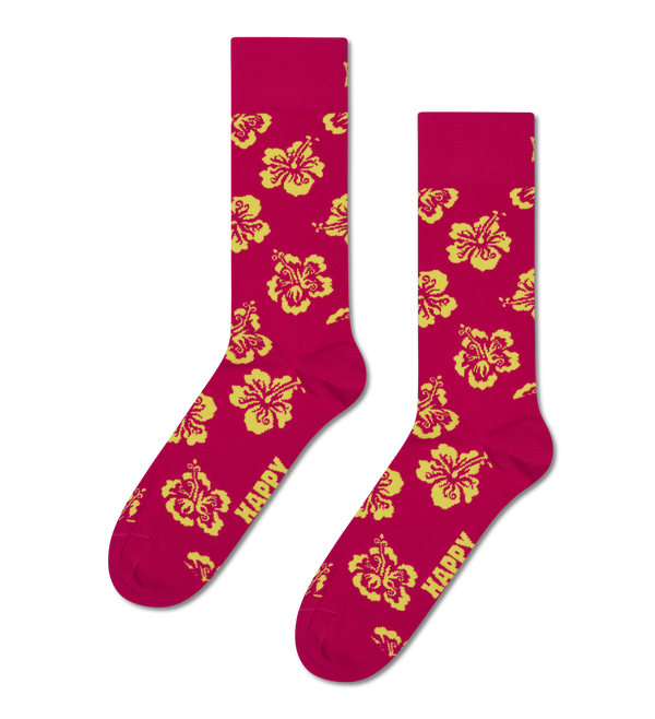 happy socks Hibiscus Sock