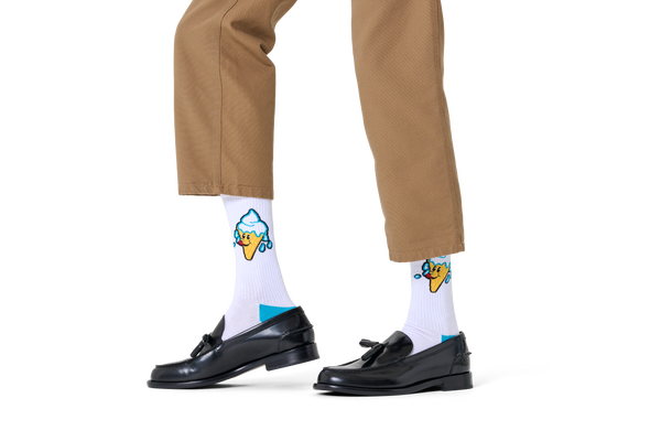 Happy Socks Ice Cream Sneaker Sock