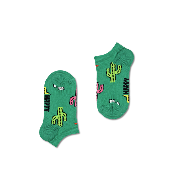 Happy Socks Kids 2-Pack Cactus Low Socks