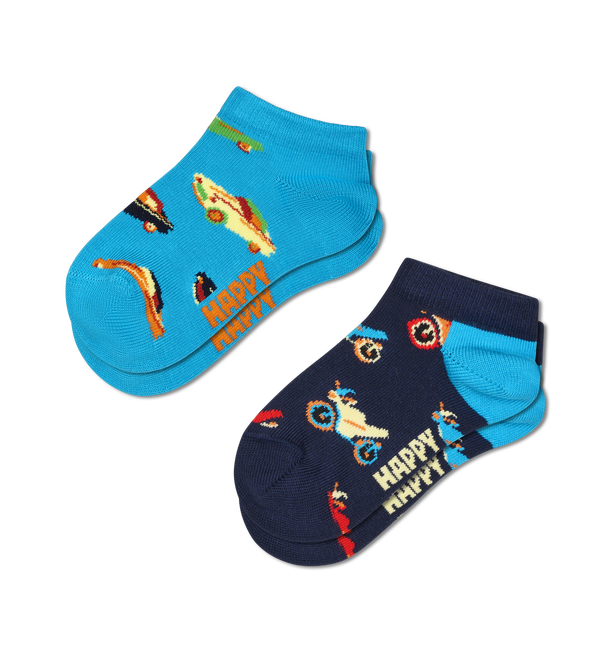 happy socks Kids 2-Pack Car Low Socks