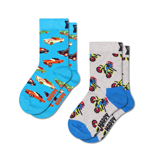 happy socks Kids 2-Pack Car Socks