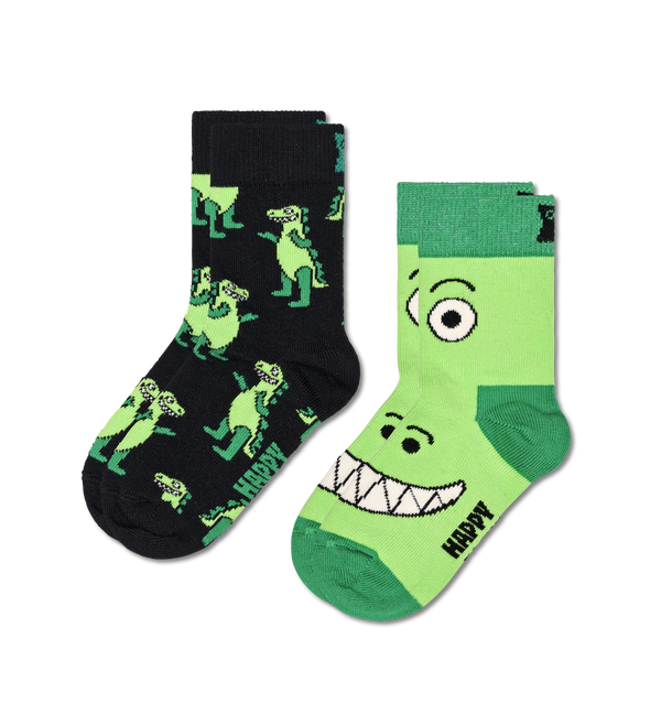 happy socks Kids 2-Pack Dino Socks