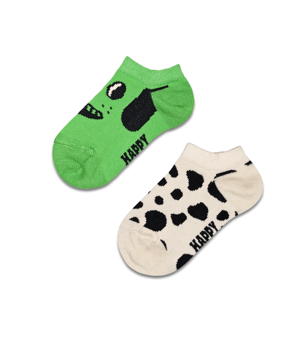 happy socks Kids 2-Pack Dog Low Socks