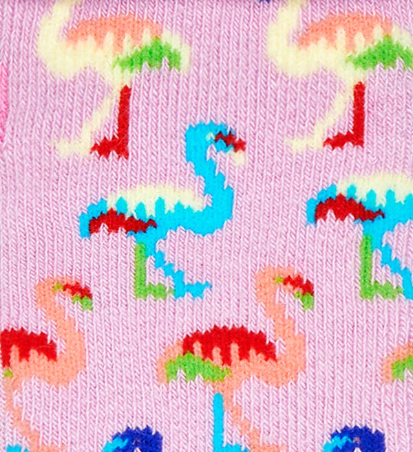 Happy Socks Kids 2-Pack Flamingo Terry Socks
