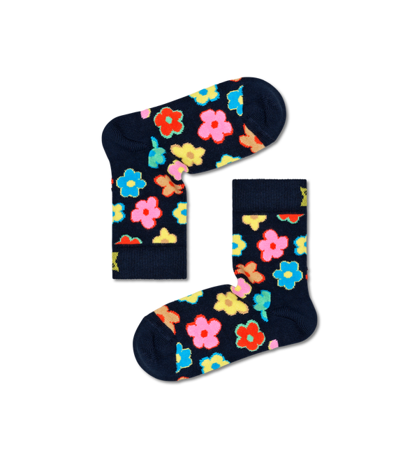 Happy Socks Kids 2-Pack Fox & Flower Socks