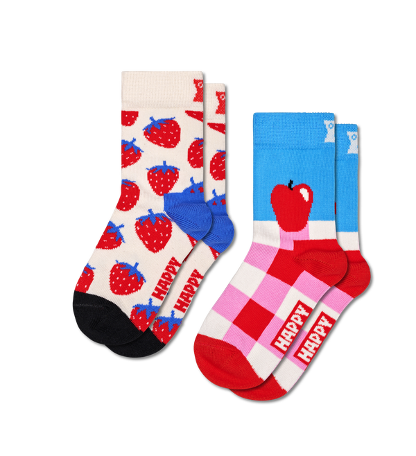 happy socks Kids 2-Pack Fruit Socks